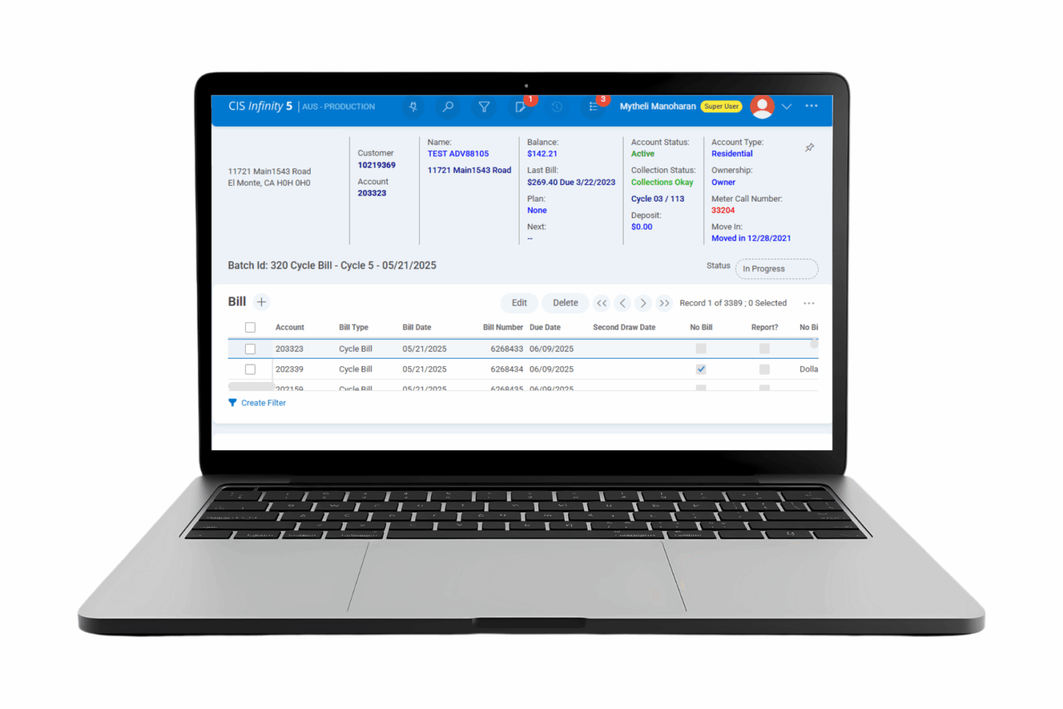 CIS Infinity Customer Information System - Utility Billing